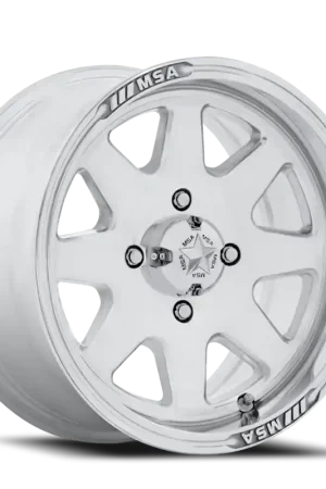MSA Spark UTV M54 HX 15x7 +10 4x137mm 96mm Polished Authentic