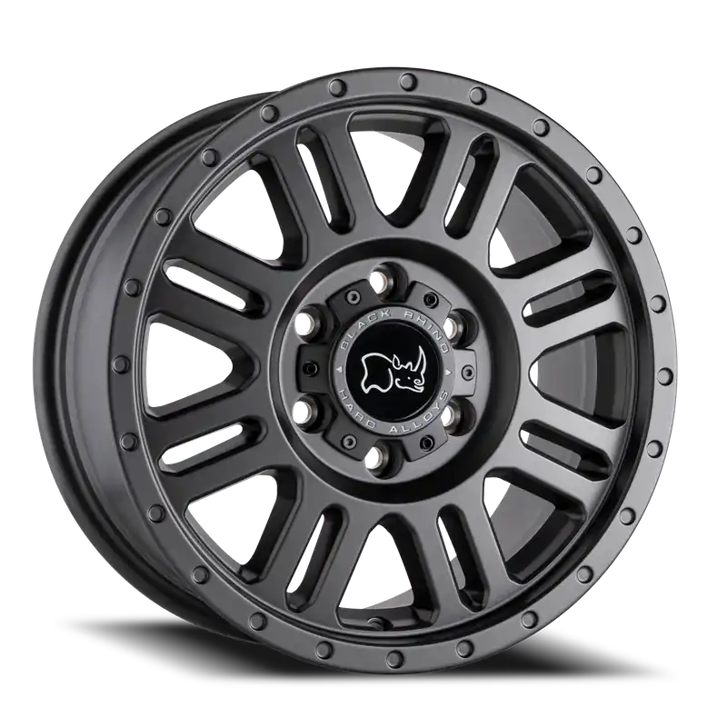 Weekend Sale Black Rhino Yellowstone GY 16x8 +45 5x130mm 78.1mm Matte Gunmetal