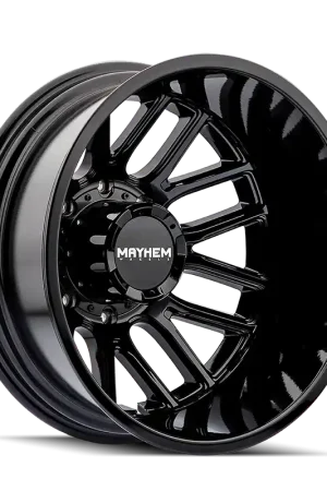 Authentic Mayhem Cogent Dually (8107D) Gloss Black 20x8.25 8x210 x192mm 154.2mm