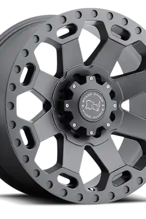 Shop Now Black Rhino Warlord GY 17x9 -12 8x180mm 125.1mm Matte Gunmetal