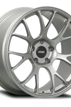 Konig Forged F1M 18X8.5 5X114.3 ET35 Ash Silver Knurled Bead Same Day Shipping