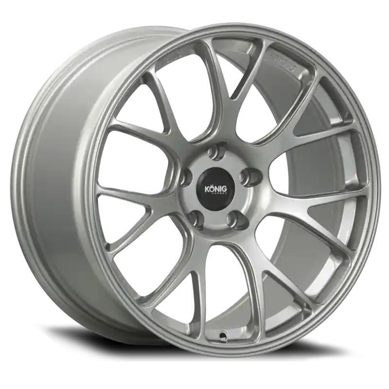 Konig Forged F1M 18X8.5 5X114.3 ET35 Ash Silver Knurled Bead Same Day Shipping