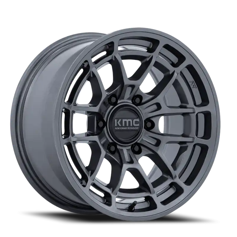 Modern KMC Archer KM732AX 17x8.5 +0 6x139.7mm 106.1mm Gloss Anthracite