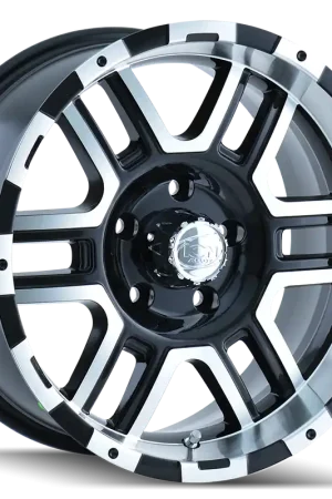 Ion 179 Satin Black Machined 17x8 6x139.7 10mm 106mm Holiday Sale