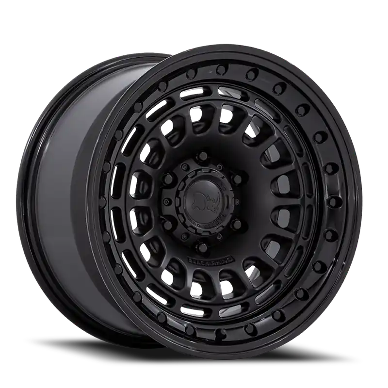 Black Rhino Sahara MB 17x9 +0 6x135mm 87.1mm Matte Black Gloss Black Lip Exclusive Offer