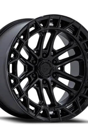Fuel Celsius MB 17x9 +1 6x139.7mm 106.1mm Matte Black Gloss Black Lip Fresh Stock