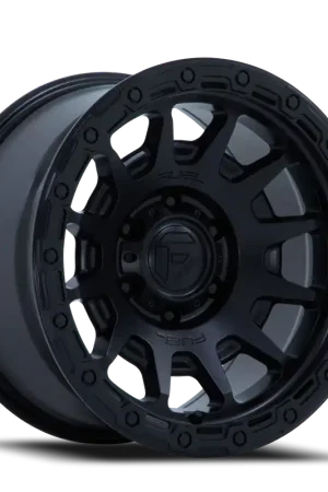 Viral Fuel Fortress FC884MB 18x9 +1 5x127mm 71.5mm Matte Black Gloss Black Lip