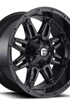 Fuel Hostage D625 20x9 -12 6x135/6x139.7mm 106.4mm Gloss Black Certified