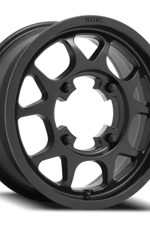 KMC Toro UTV KS136 15x6 +38 4x137mm 96mm Satin Black Markdown