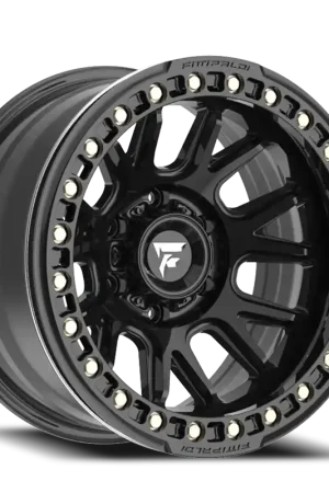 Fan Favorite Fittipaldi Offroad Beadlock Series FB151 B 17x9 -38 5x127mm 71.5mm Satin Black Gloss Black Forged Ring