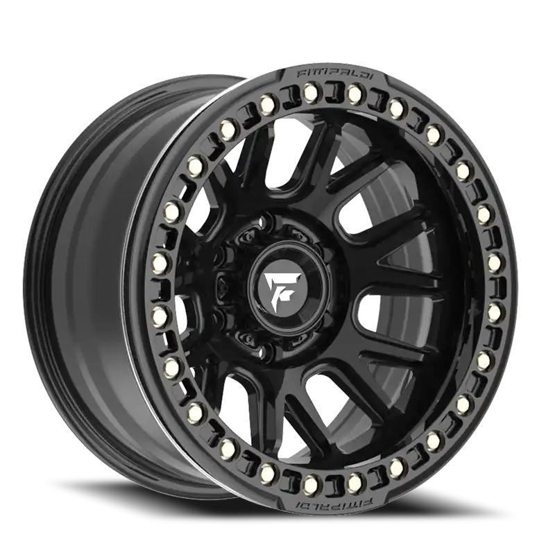 Fan Favorite Fittipaldi Offroad Beadlock Series FB151 B 17x9 -38 5x127mm 71.5mm Satin Black Gloss Black Forged Ring