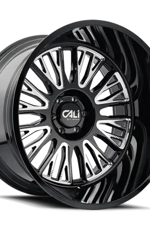 Cali OffxRoad Vertex 9116 Black Milled 22x12 6x139.7 x44mm 106mm Flash Sale