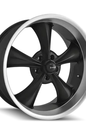 Ridler 695 Matte Black Machined 20x10 5x127 0mm 83.82mm Time-Limited