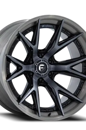 Price Drop Fuel Catalyst FC402BT 22x10 -18 8x170mm 125.1mm Gloss Black Brushed Dark Tint
