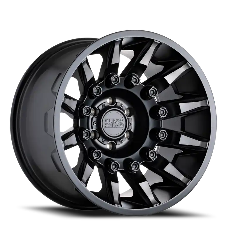 Black Rhino Mission 20x11.5 -44 5x127mm 71.6mm Matte Black Machined Tinted Spokes In Demand
