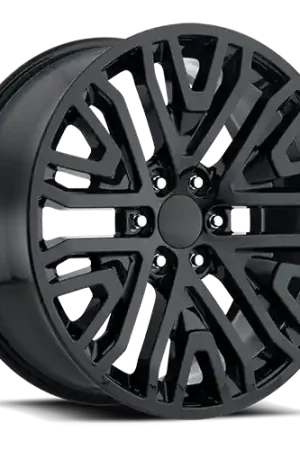 Factory Reproductions FR 93 GMC Mesh Split 6 Spk Replica GB 22x9 +28 6x139.7mm 78.1mm Gloss Black Certified