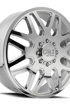 Buy Online Cali OffxRoadxOffroad Invader Dually 9115D Chrome 24x8.25 8x200 x232mm 142mm