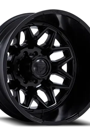 Fuel Flux Dually D871 22x8.25 -227 8x200mm 142mm Blackout Best Choice