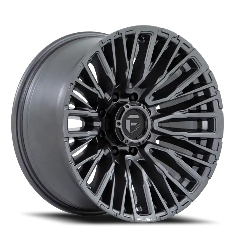 Budget Fuel Rebar 8 D848 20x10 -18 8x170mm 125.1mm Matte Gunmetal