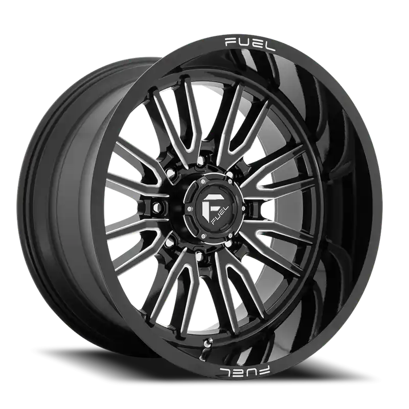 Fuel Clash 8 D761 22x12 -44 8x170mm 125.1mm Gloss Black Milled Free Returns