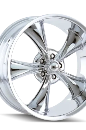 Ridler 695 Chrome 20x8.5 5x127 0mm 83.82mm Popular