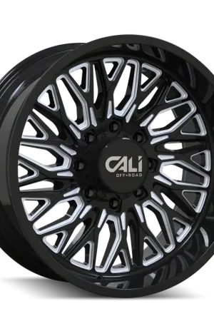 Big Sale Cali OffxRoad Crusher 9118 Gloss Black Milled 22x10 8x180 x19mm 124.1mm
