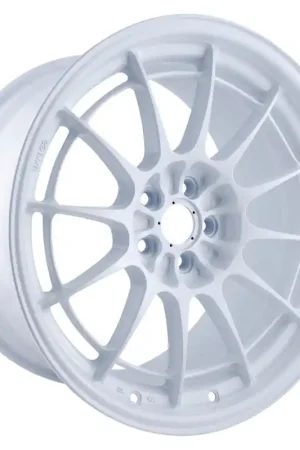 Enkei NT03+M 18x9.5 5x114.3 40mm Offset 72.6mm Bore Vanquish White Wheel Free Returns