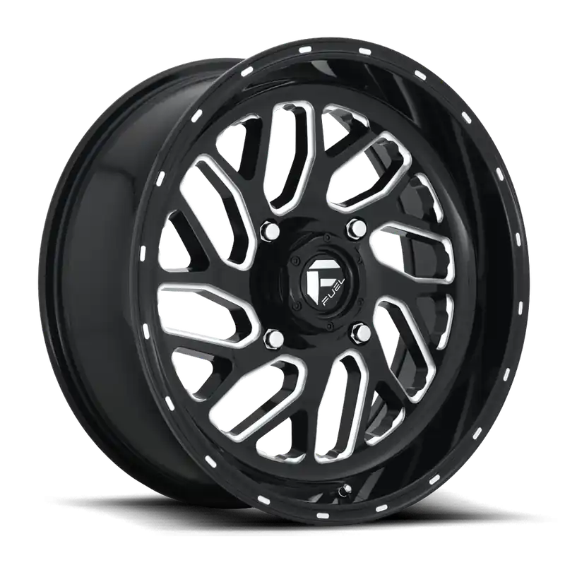 Big Sale Fuel Triton UTV D581 16x7 +13 4x136mm 110.2mm Gloss Black Milled