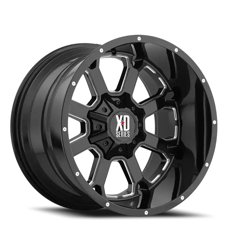 XD Series Buck 25 XD825 GB-M 20x10 -24 8x165.1mm 125.5mm Gloss Black Milled Shop Now