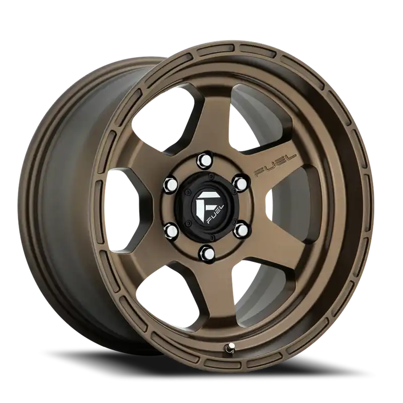 Crafted Fuel Shok D666 18x9 -12 6x139.7mm 106.1mm Matte Bronze