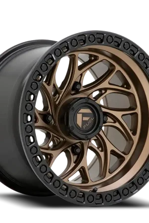 Luxury Fuel Runner UTV D777 15x7 +10 4x156mm 132mm Bronze Black Ring