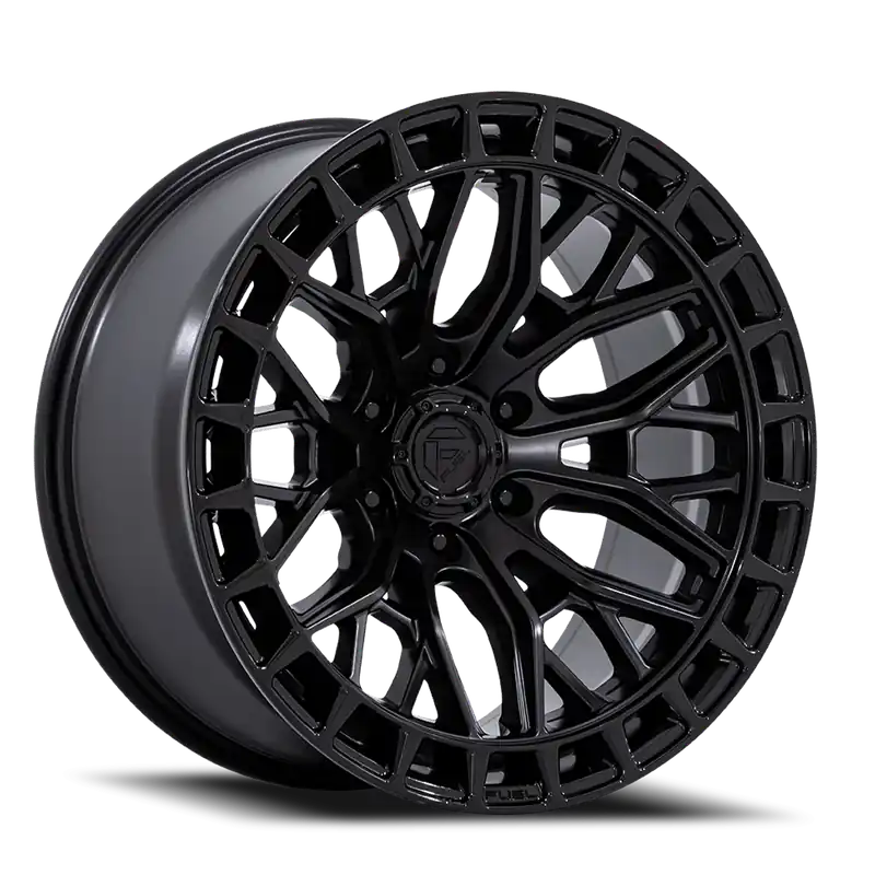 Final Sale Fuel Sigma FC869 MB 20x10 -18 6x139.7mm 106.1mm Blackout Gloss Black Lip