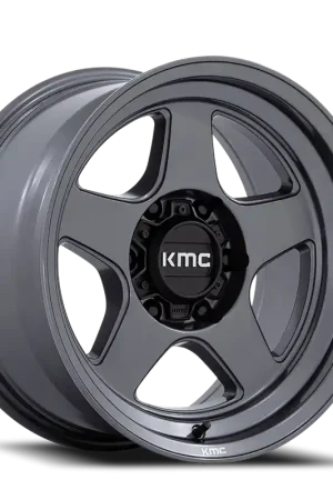 KMC Lobo KM728ANTH 17x8.5 -10 6x120mm 66.9mm Matte Anthracite Best Price