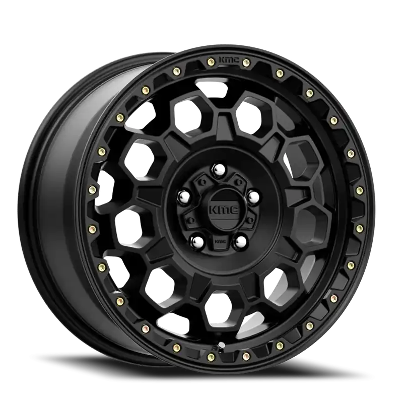 Budget KMC Trek KM545 SB 17x9 -12 5x127mm 71.5mm Satin Black