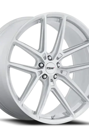Clearance TSW Imola SD 20x9 +20 5x112mm 66.56mm Gloss Silver Machined Face