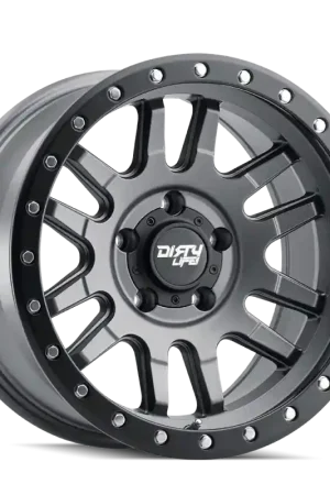 Order Now Dirty Life 9309 Canyon Pro 17x9/5x127 BP/-12mm Offset/71.5mm Hub Satin Graphite Wheel - Beadlock