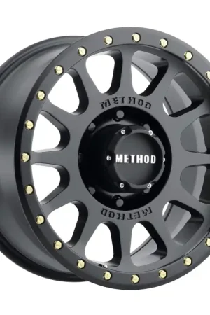 Method MR305 NV 20x10 -18mm Offset 8x6.5 130.81mm CB Matte Black Wheel Hassle-Free Returns