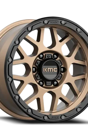 KMC Grenade Off-Road KM535 BRZ 18x8.5 +0 6x135mm 87.1mm Matte Bronze Matte Black Lip Place Order